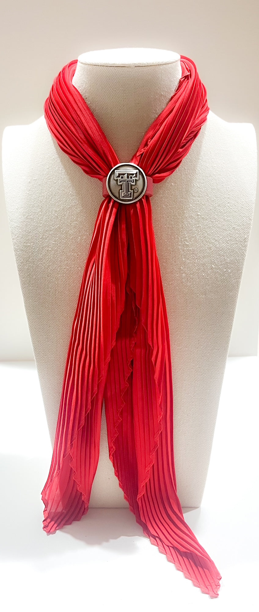 Double T Slide + Crinkle Red Bandana